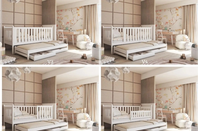 Ausziehbett, Kinderbett, Doppelbett KAYA - Kubuk Moebel Ausziehbett, Kinderbett, Doppelbett KAYA - Kubuk Moebel