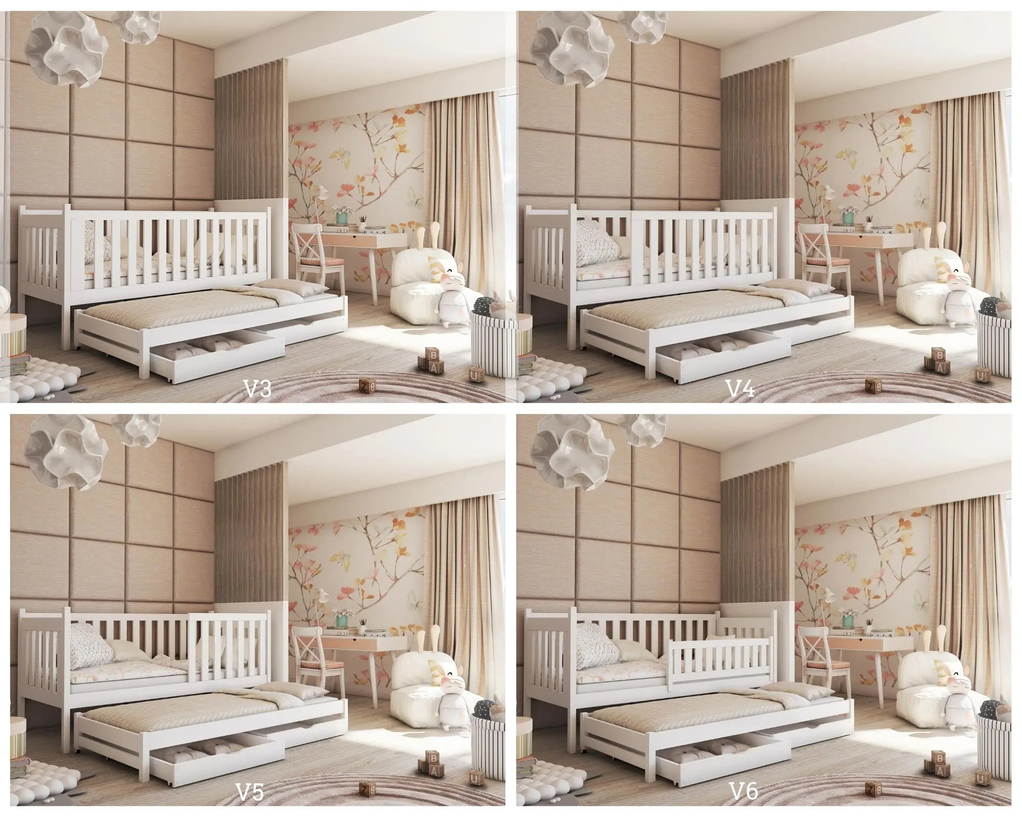 Ausziehbett, Kinderbett, Doppelbett KAYA - Kubuk Moebel Ausziehbett, Kinderbett, Doppelbett KAYA - Kubuk Moebel