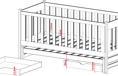 Ausziehbett, Kinderbett, Doppelbett KAYA - Kubuk Moebel Ausziehbett, Kinderbett, Doppelbett KAYA - Kubuk Moebel