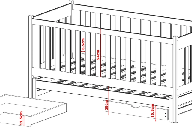 Ausziehbett, Kinderbett, Doppelbett KAYA - Kubuk Moebel Ausziehbett, Kinderbett, Doppelbett KAYA - Kubuk Moebel