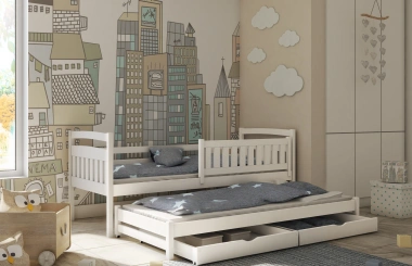 Ausziehbett, Kinderbett, Doppelbett GALAXY - Kubuk Moebel