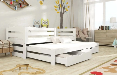 Ausziehbett, Kinderbett, Doppelbett KUBUS - Kubuk Moebel