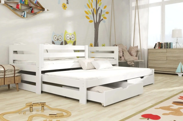 Ausziehbett, Kinderbett, Doppelbett KUBUS - Kubuk Moebel