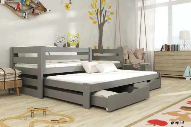 Ausziehbett, Kinderbett, Doppelbett KUBUS - Kubuk Moebel