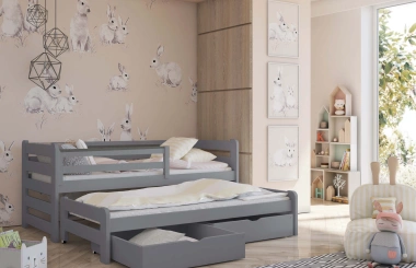 Ausziehbett, Doppelbett, Kinderbett SENSO - Kubuk Moebel