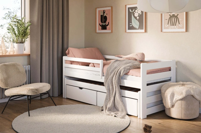 Ausziehbett, Doppelbett, Kinderbett SENSO - Kubuk Moebel