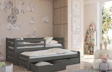 Ausziehbett, Doppelbett, Kinderbett SENSO - Kubuk Moebel