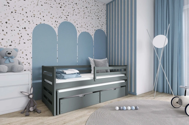 Ausziehbett, Doppelbett, Kinderbett SENSO - Kubuk Moebel