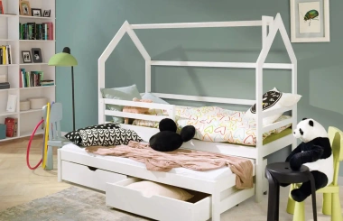 Hausbett, Kinderbett, Ausziehbett DISNEY - Kubuk Moebel