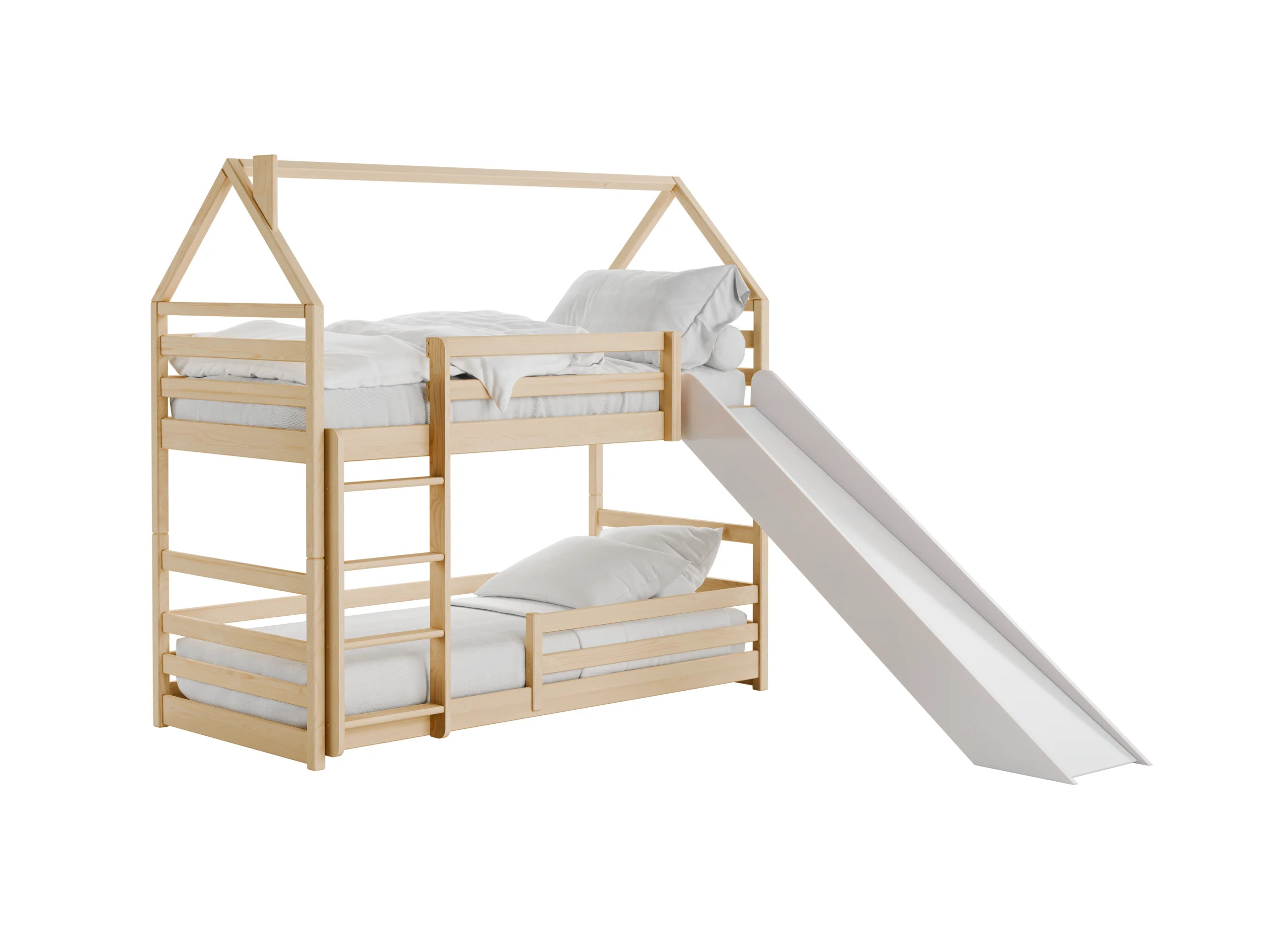 Etagenbett, Spielbett Play mit Rutsche - Kubuk Moebel