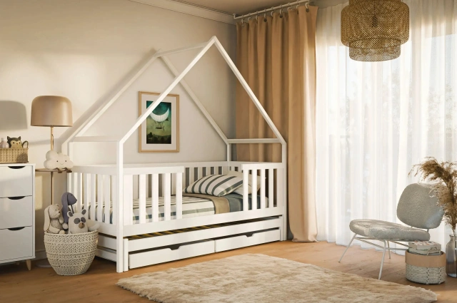 Hausbett Ausziehbett MAGIC - Kubuk Moebel