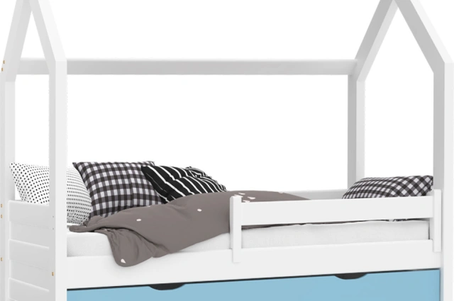 Einzelbett, Hausbett, Kinderbett MAXI HAUS - Kubuk Moebel