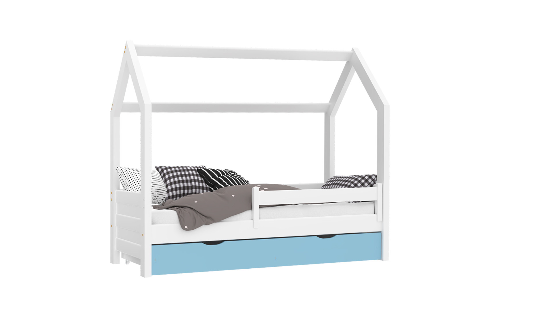 Einzelbett, Hausbett, Kinderbett MAXI HAUS - Kubuk Moebel