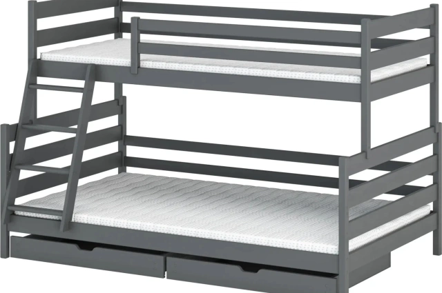 Etagenbett, Kinderbett FAMI mit Schubladen - Kubuk Moebel Etagenbett, Kinderbett FAMI mit Schubladen - Kubuk Moebel