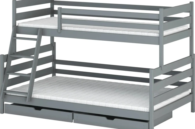 Etagenbett, Kinderbett FAMI mit Schubladen - Kubuk Moebel Etagenbett, Kinderbett FAMI mit Schubladen - Kubuk Moebel