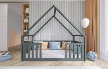 Kinderbett, Hausbett, Laufstall BEE - Kubuk Moebel