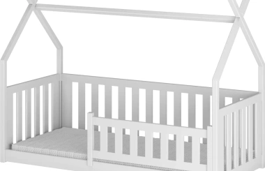 Hausbett, Kinderbett, Einzelbett BODO - Kubuk Moebel