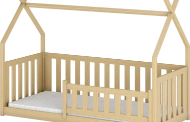 Hausbett, Kinderbett, Einzelbett BODO - Kubuk Moebel