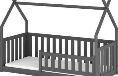 Hausbett, Kinderbett, Einzelbett BODO - Kubuk Moebel