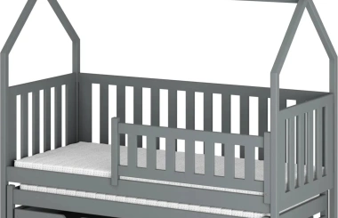 Hausbett, Ausziehbett, Kinderbett TYTUS - Kubuk Moebel