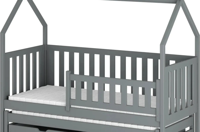 Hausbett, Ausziehbett, Kinderbett TYTUS - Kubuk Moebel