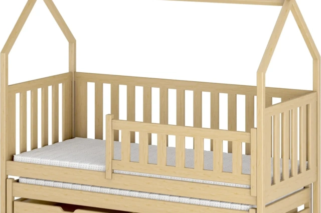 Hausbett, Ausziehbett, Kinderbett TYTUS - Kubuk Moebel