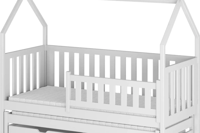 Hausbett, Ausziehbett, Kinderbett TYTUS - Kubuk Moebel