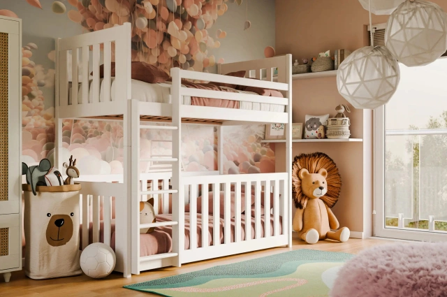 Etagenbett, Kinderbett CRIS - Kubuk Moebel