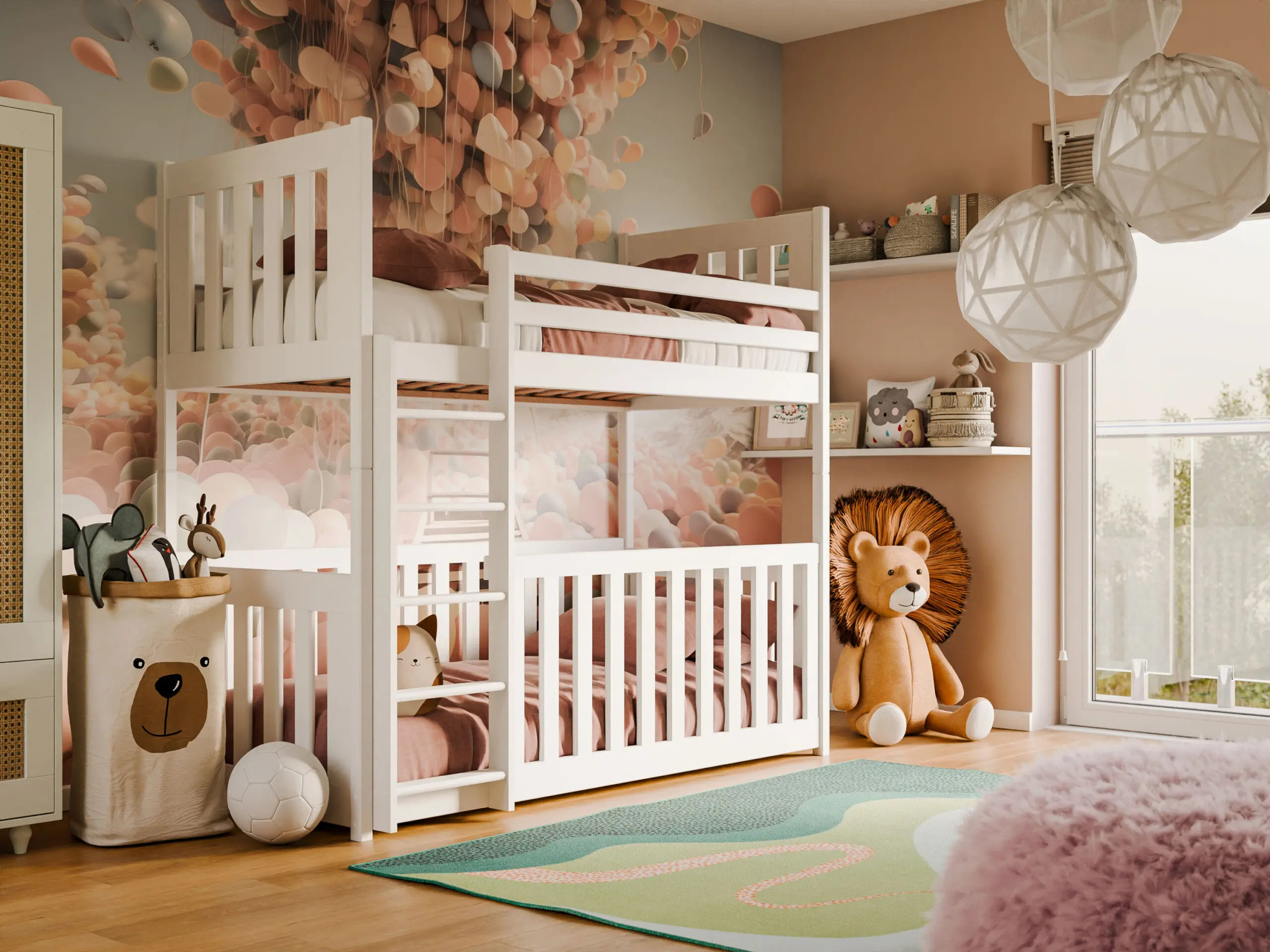 Etagenbett, Kinderbett CRIS - Kubuk Moebel