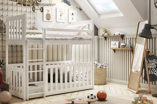 Etagenbett, Kinderbett CRIS - Kubuk Moebel