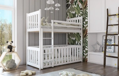 Etagenbett, Kinderbett CRIS - Kubuk Moebel