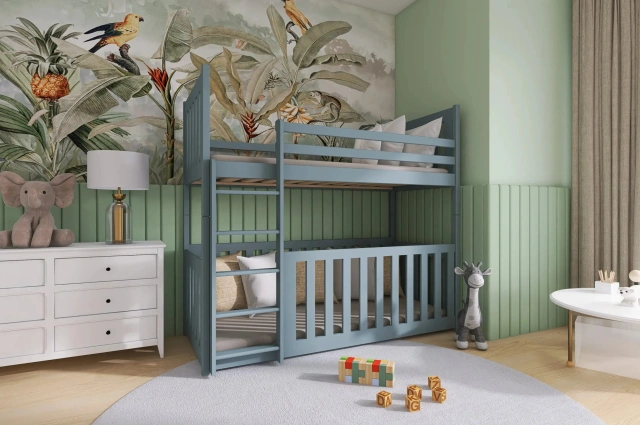 Etagenbett, Kinderbett CRIS - Kubuk Moebel