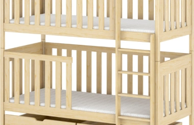 Etagenbett, Kinderbett DAVID mit Schubladen - Kubuk Moebel