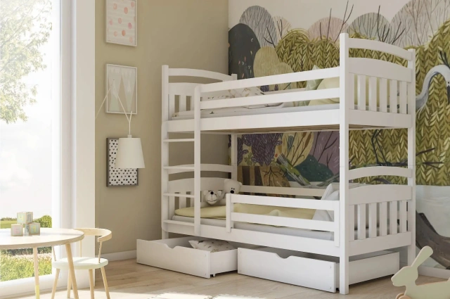 Etagenbett, Kinderbett GABI mit Schubladen - Kubuk Moebel