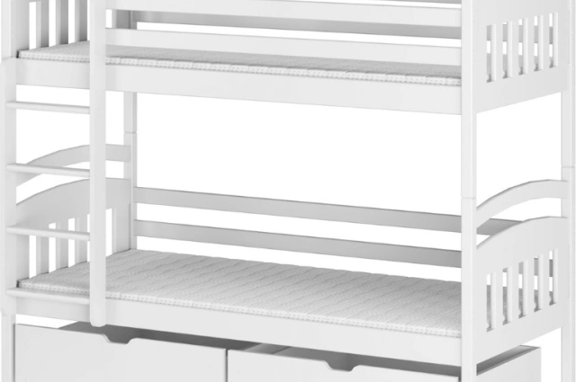 Etagenbett, Kinderbett GABI mit Schubladen - Kubuk Moebel