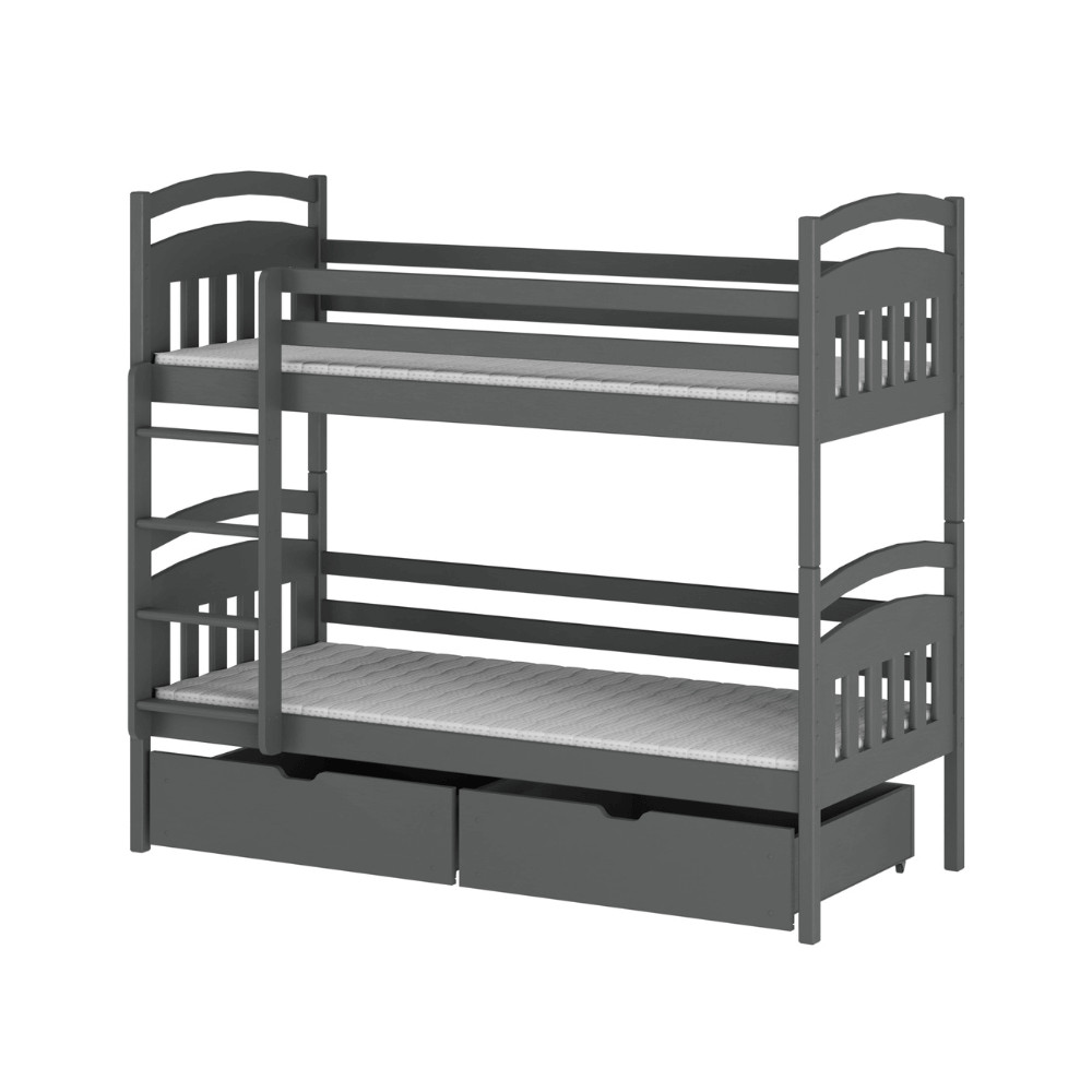 Etagenbett, Kinderbett GABI mit Schubladen - Kubuk Moebel