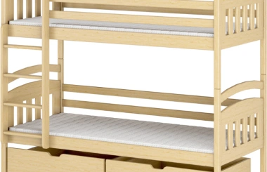 Etagenbett, Kinderbett GABI mit Schubladen - Kubuk Moebel