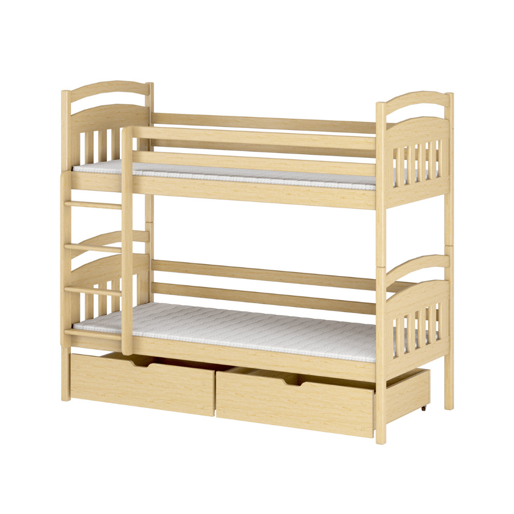 Etagenbett, Kinderbett GABI mit Schubladen - Kubuk Moebel