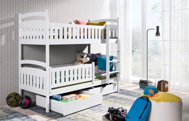 Etagenbett, Kinderbett IGNAS mit Schubladen - Kubuk Moebel Etagenbett, Kinderbett IGNAS mit Schubladen - Kubuk Moebel