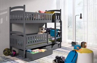 Etagenbett, Kinderbett IGNAS mit Schubladen - Kubuk Moebel Etagenbett, Kinderbett IGNAS mit Schubladen - Kubuk Moebel