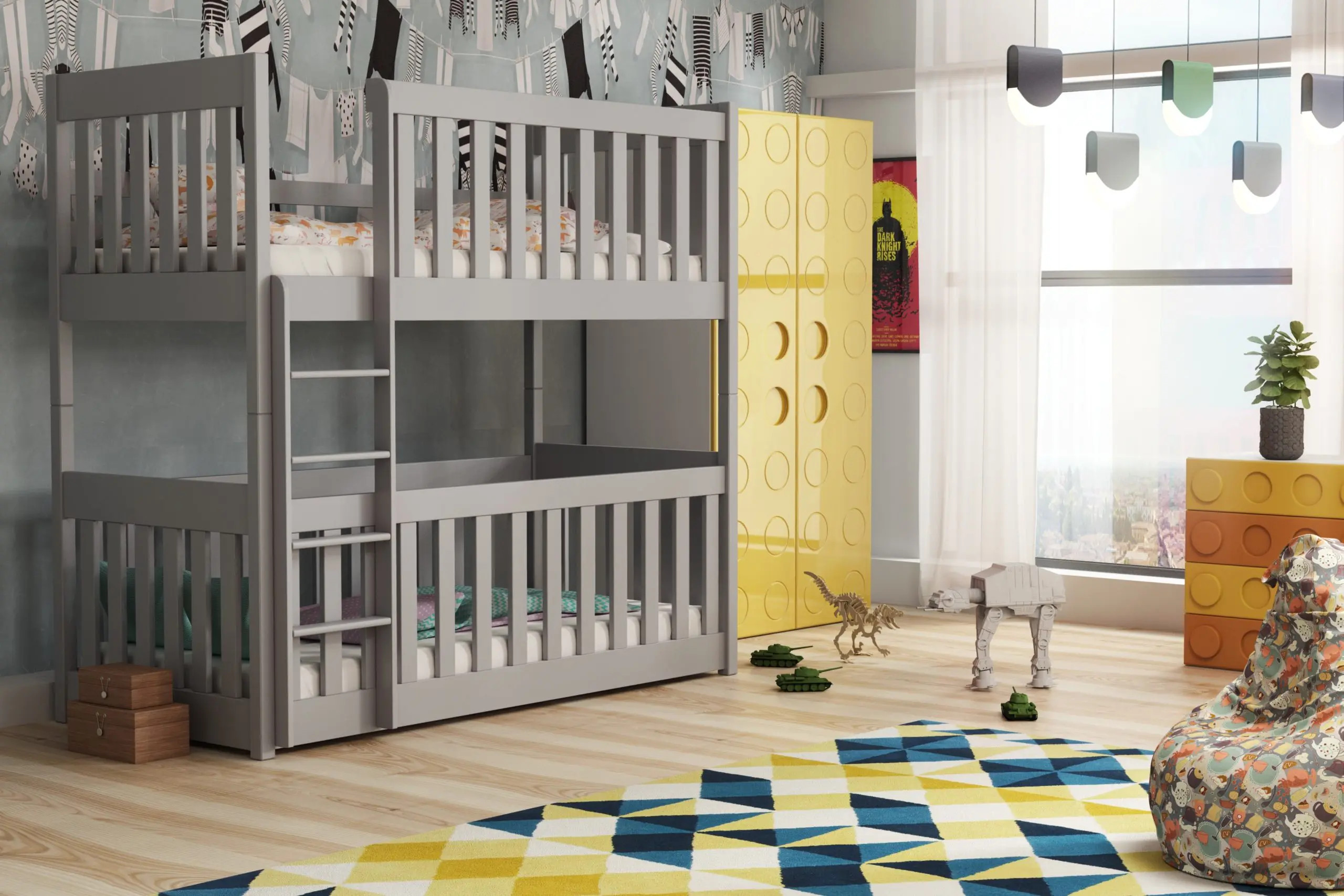 Etagenbett, Kinderbett KONRAD - Kubuk Moebel