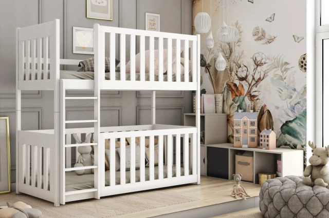 Etagenbett, Kinderbett KONRAD - Kubuk Moebel