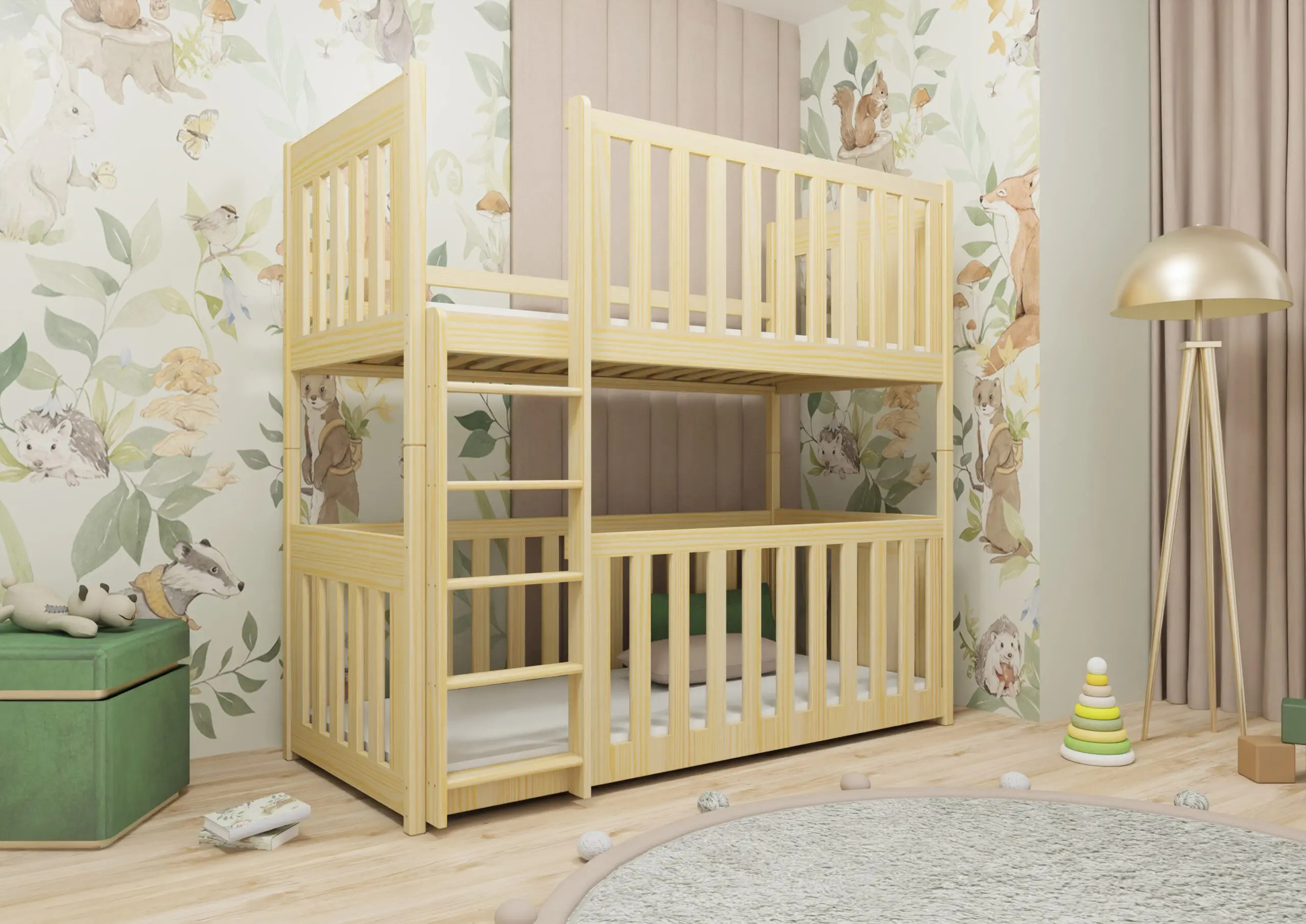 Etagenbett, Kinderbett KONRAD - Kubuk Moebel