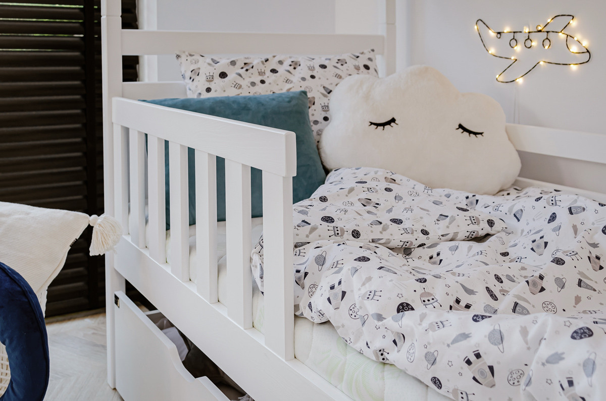 Etagenbett, Kinderbett MONIKA mit Schubladen - Kubuk Moebel