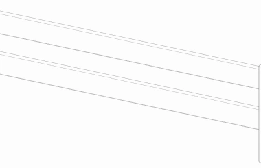 Einzelbett, Kinderbett, Hausbett ARON - Kubuk Moebel