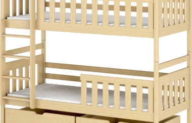 Etagenbett, Kinderbett MONIKA mit Schubladen - Kubuk Moebel