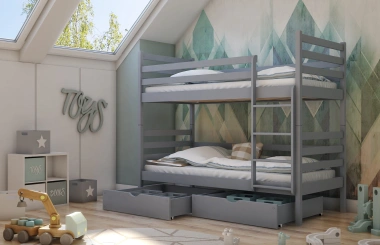 Etagenbett, Kinderbett NEMO mit Schubladen - Kubuk Moebel Etagenbett, Kinderbett NEMO mit Schubladen - Kubuk Moebel
