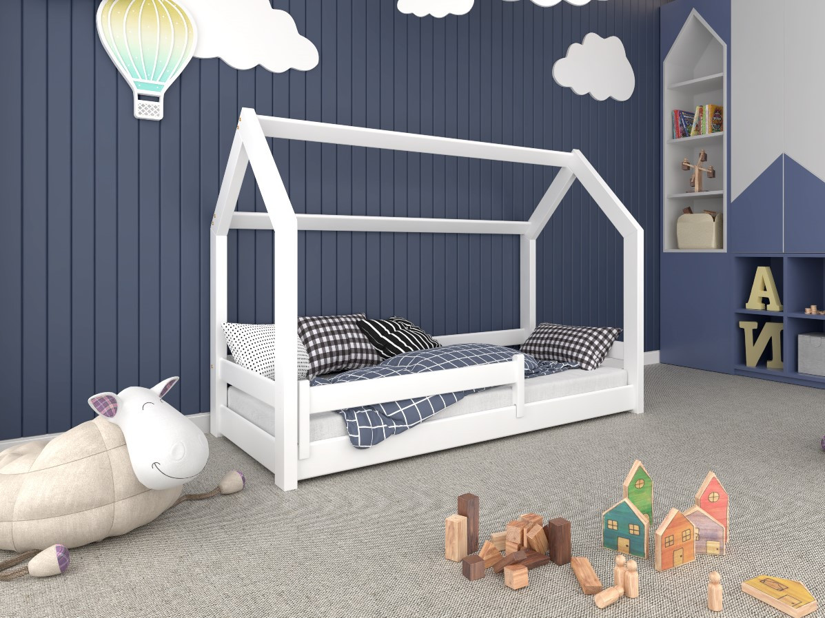 Einzelbett, Kinderbett, Hausbett MINI HAUSE - Kubuk Moebel