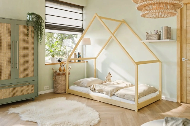 Hausbett, Kinderbett, Einzelbett Moris - Kubuk Moebel