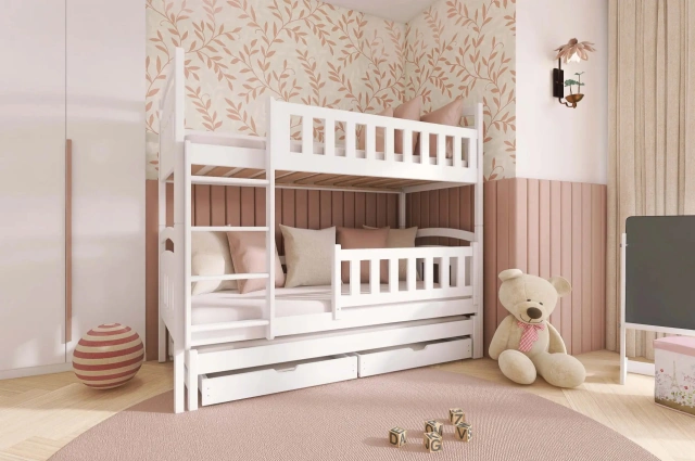 Etagenbett, Kinderbett BLANKA mit Schubladen - Kubuk Moebel Etagenbett, Kinderbett BLANKA mit Schubladen - Kubuk Moebel